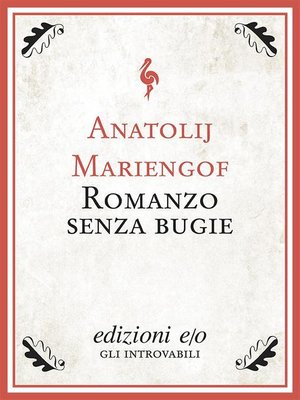 cover image of Romanzo senza bugie